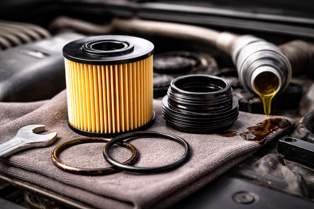 Comparaison matériaux joint torique filtre huile NBR HNBR silicone EPDM résistance température huile synthétique longue durée