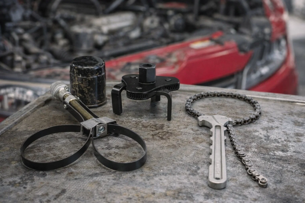 Clé cloche filtre huile 76mm 14 pans carton 3/8 Renault PSA VW Audi BMW Mercedes spécifique véhicule comment choisir