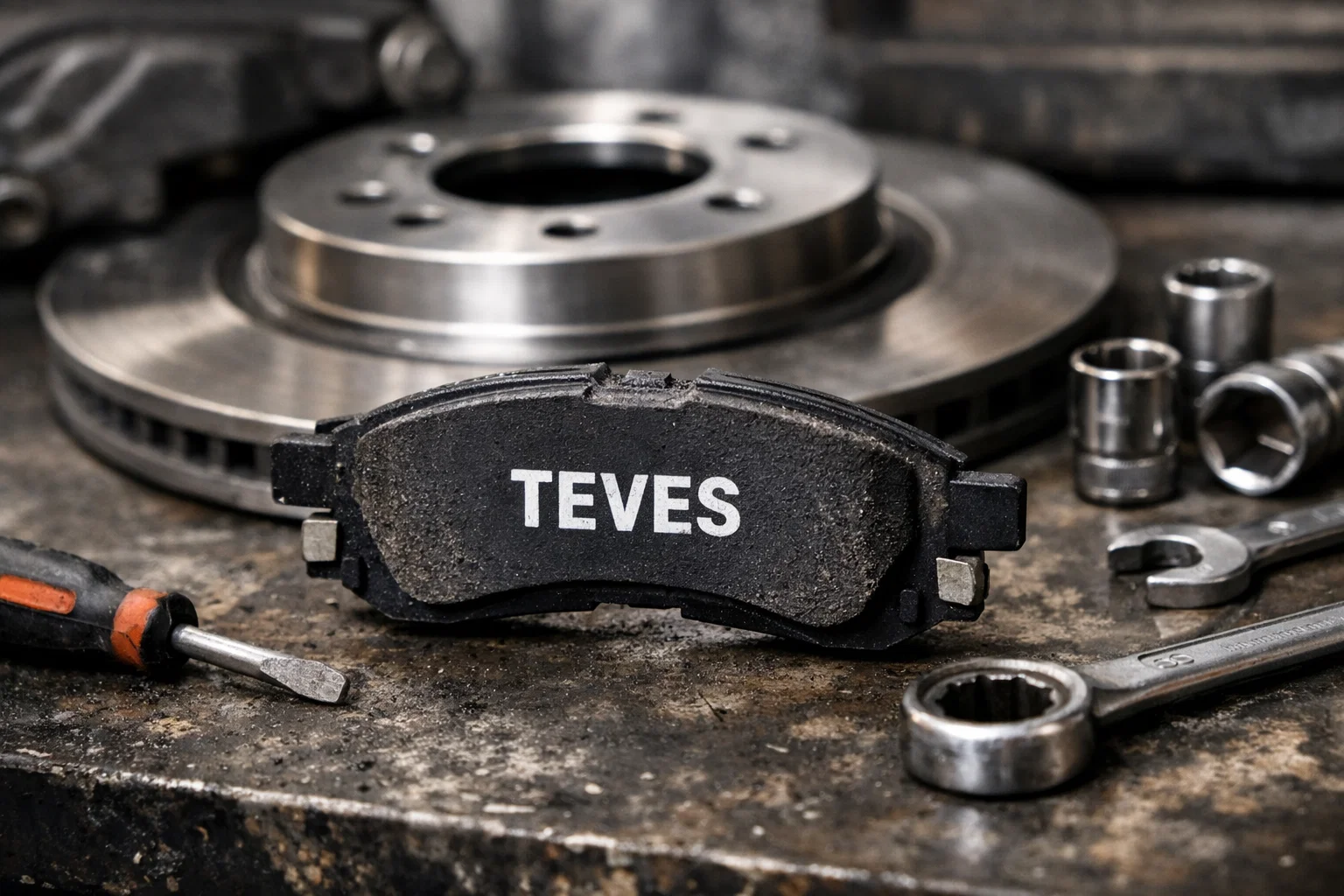 Tableau comparatif systèmes de freinage étriers Teves ATE Girling Lucas Bendix compatibilité plaquettes rechange automobile